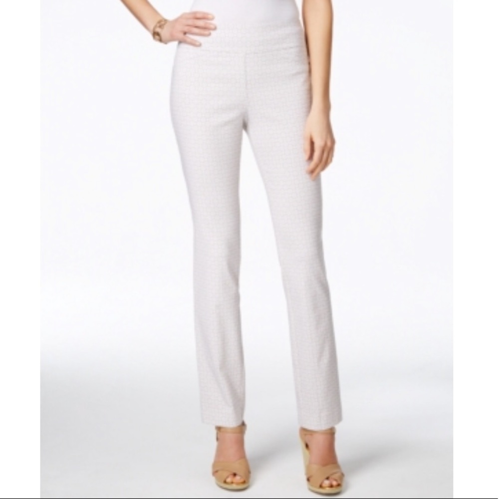Charter Club Petite Slim Leg Waist Smoothing Pants